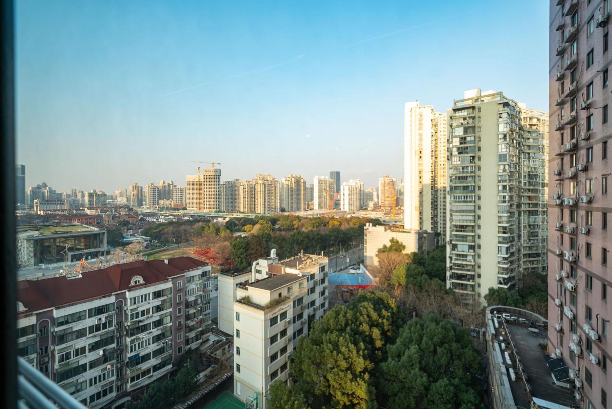 Shanghai Yi Du Apartments Downtown - Near Nanjing West Road Subway Exterior foto